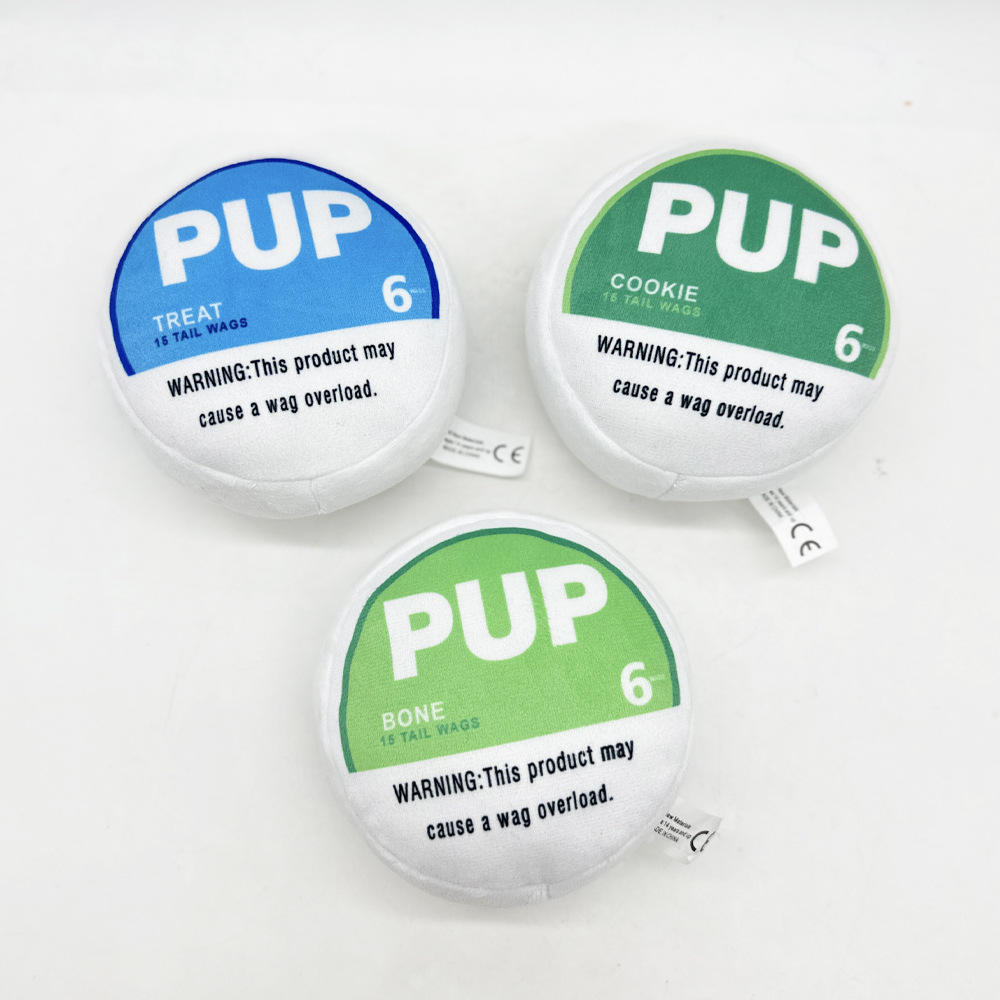 Nuevo transfronterizo PupperDecky Parody Dog Toy Perro roer y chirriar juguete de peluche para aliviar el aburrimiento