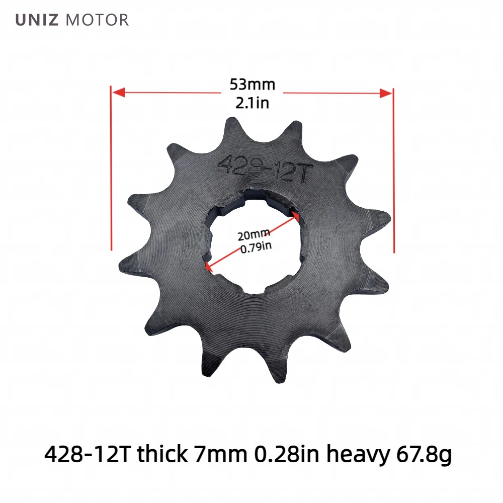 Manufacturer Wholesale Motorcycle Engine Small Gear Sprocket 420/428 Inner Hole 17-20 Motorcycle Parts