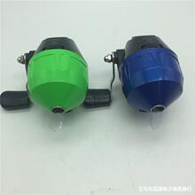 内藏式鱼线轮射鱼跟线轮弹弓射鱼轮鱼镖轮手轮弹弓射鱼轮 封闭轮