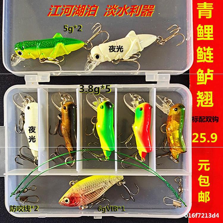 Fishing Lures Kit Mixed Including Minnow Popper Crank Baits with Hooks for Saltwater Freshwater Trout Bass Salmon Fishing