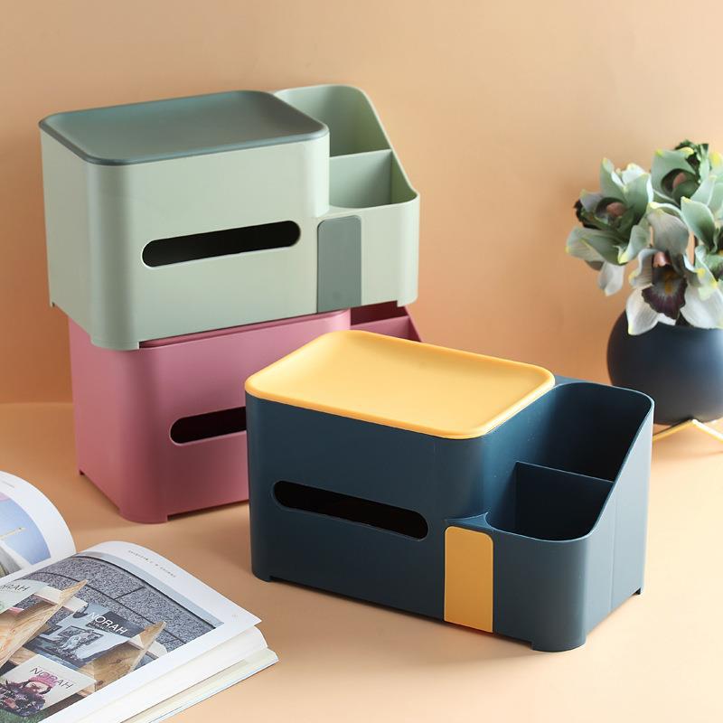 Creative Nordic Practical Paper Box Desktop Tissue Box Household Living Room Remote Control Storage Simple Cute INS Style Creative Nordic Practical Paper Box Desktop Tissue Box Household Living Room Remote Control Storage Simple Cute INS Style