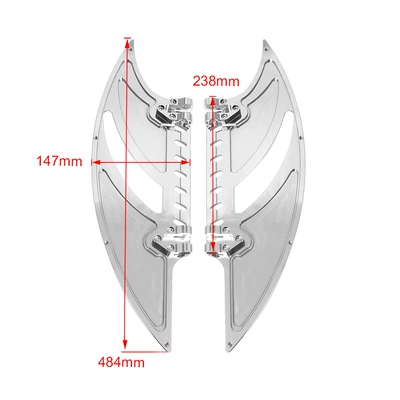 Foot Pedals, Front Driver's and Rear – Motorcycle pedals