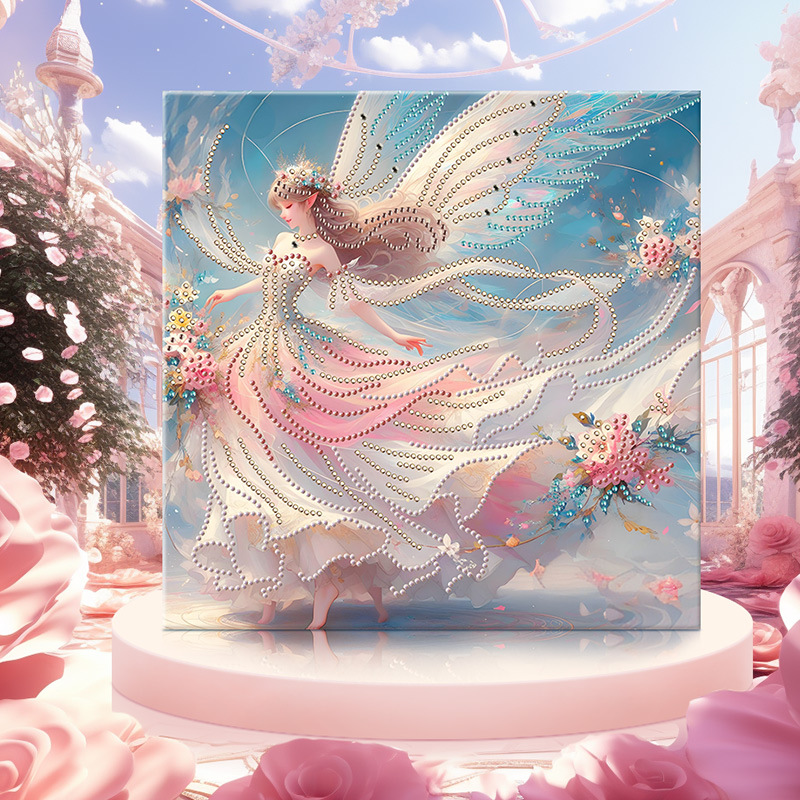 Va005 (30 * 30 cm + lienzo + marco trasero + paquete de materiales de herramientas)