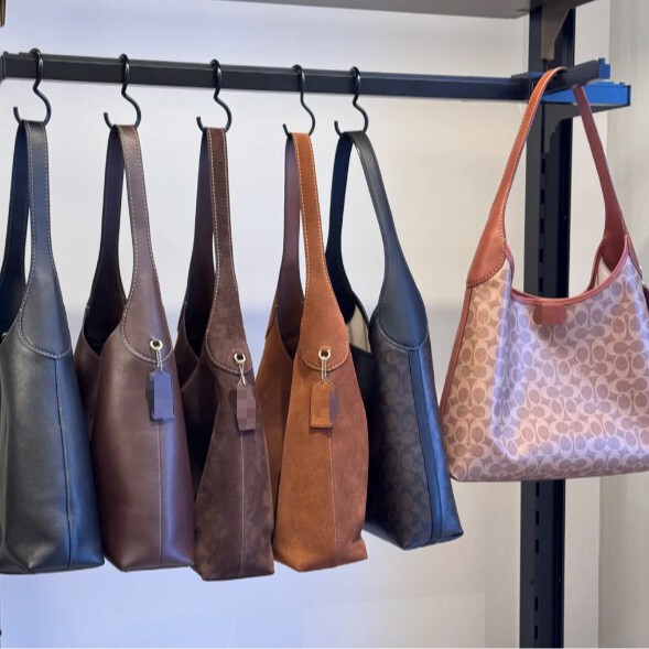 New Brooklyn genuine leather shoulder bag, handbag, crossbody bag, versatile large-capacity women's bag