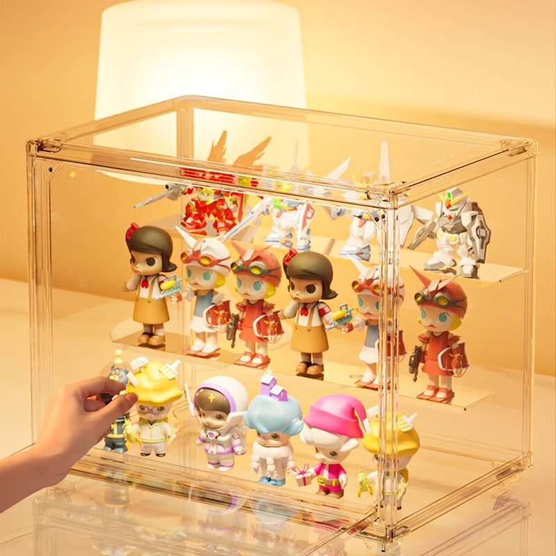 バッグ収納ケース手作り展示ケース多機能透明防塵収納神器カバー収納ケース|undefined