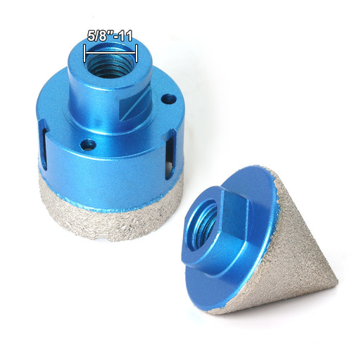 Cross-border brazing hole opener set glass tile marble American thread 5-8''-11/M14 angle grinder