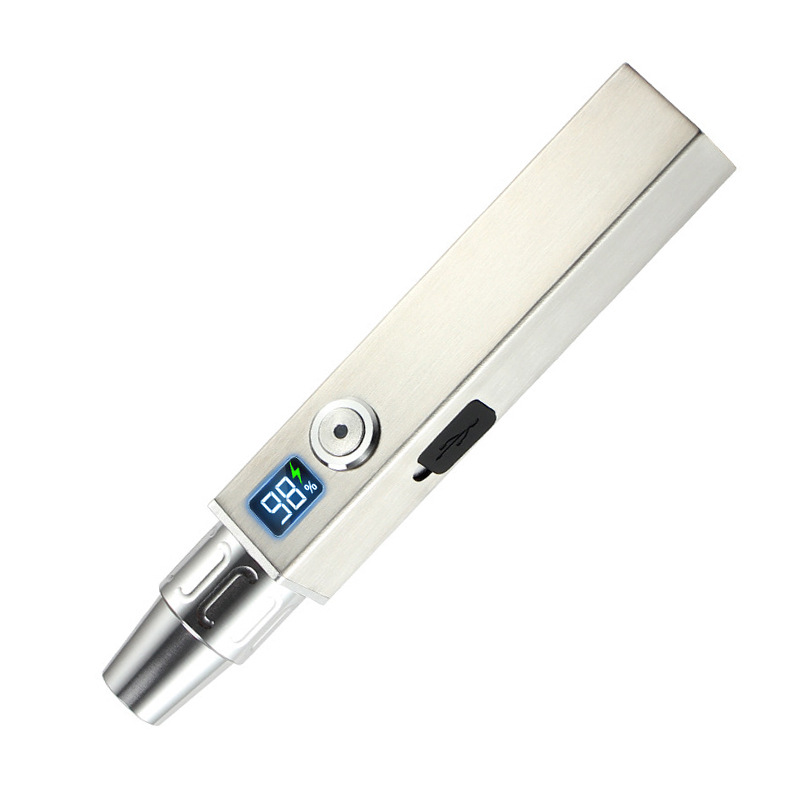 3 fuentes de luz de acero inoxidable identificación linterna violeta recargable ágata jadeíta en bruto pantalla de cristal líquido atenuación ilimitada