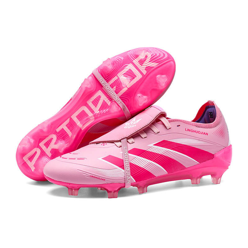 Zapatillas de Fútbol Unisex Sin Costuras Tacos AG y TF TPU Amortiguación para Césped Natural y Artificial