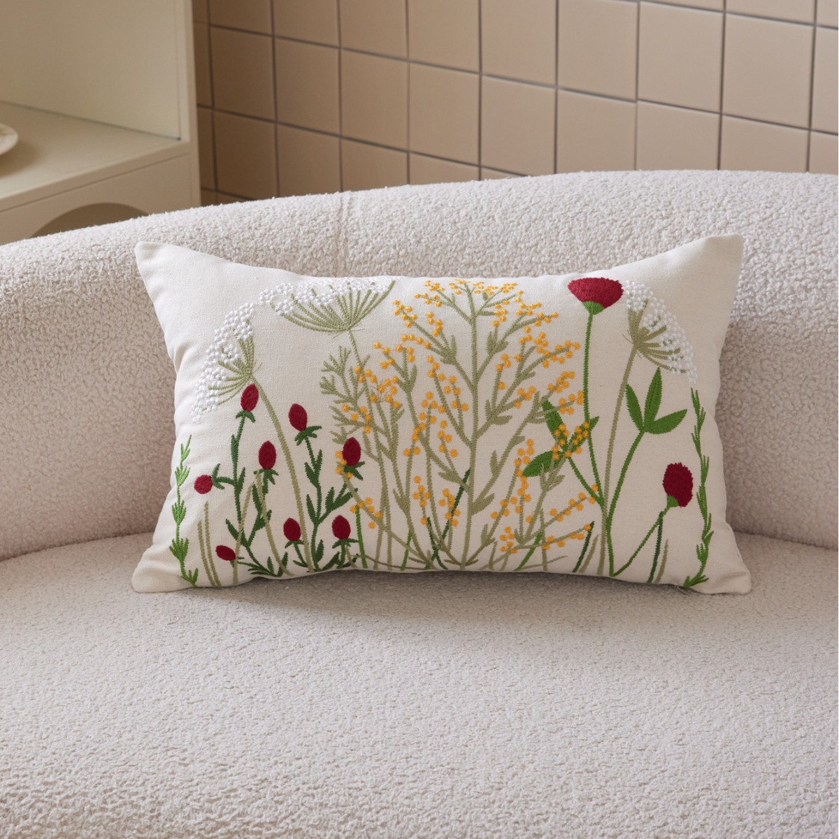 베갯잇 베이지 30*50cm