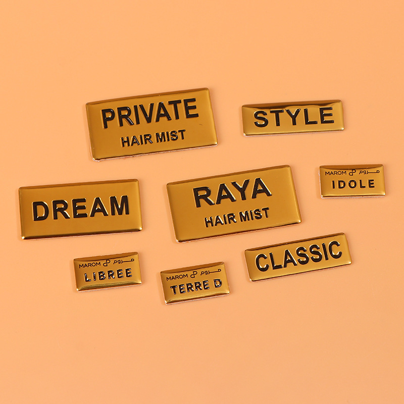 Metal Sign Aluminum Label Scented Candle Logo Sticker Perfume Bottle Nail Polish Printing Stamping Double-Open Box Trademark Metal Sign Aluminum Label Scented Candle Logo Sticker Perfume Bottle Nail Polish Printing Stamping Double-Open Box Trademark