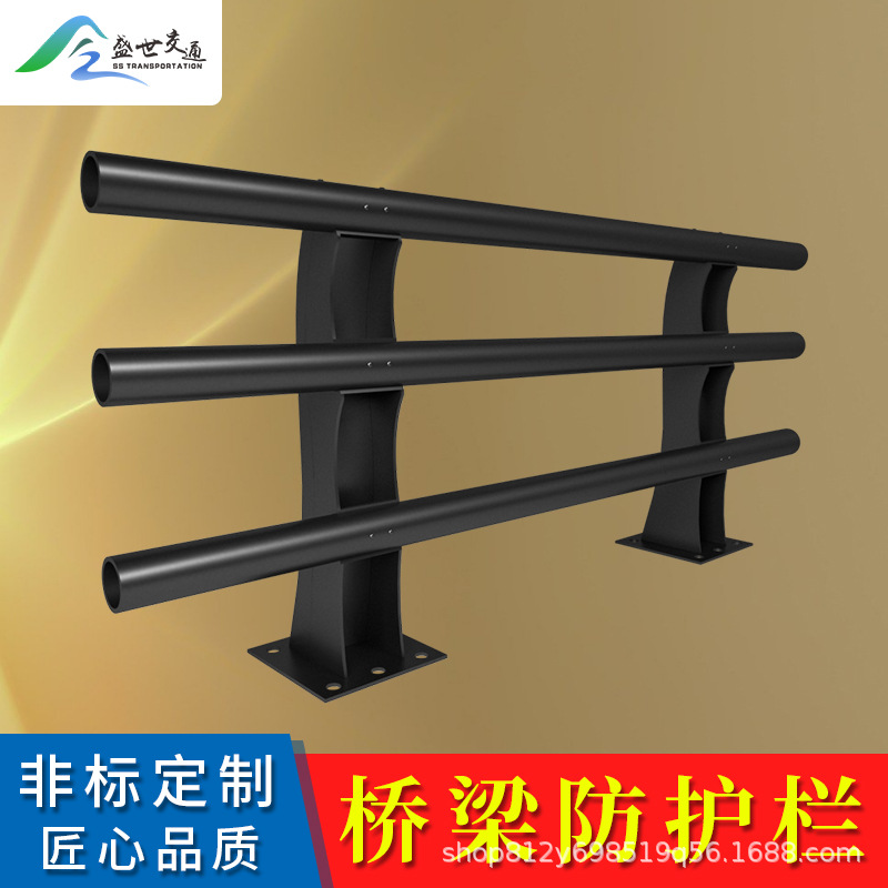 道路公路两边不锈钢隔离防护栏桥梁栏杆江河立交桥隔离厂家高速