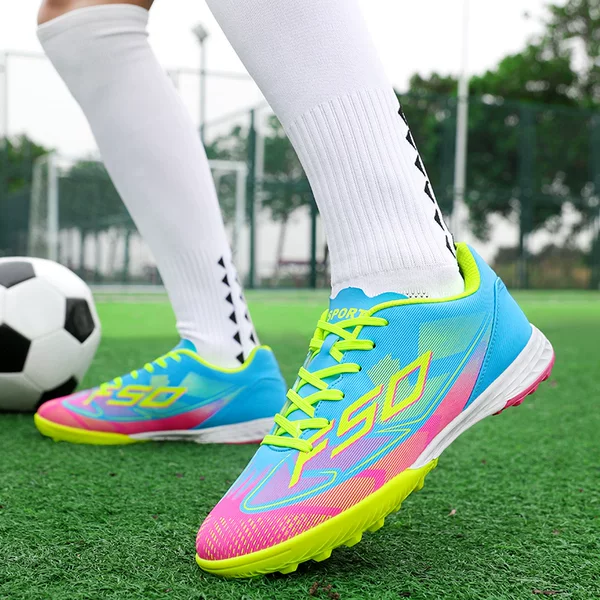New cross-border fashion sports football shoes, non-slip and wear-resistant football shoes, youth sports training professional football shoes