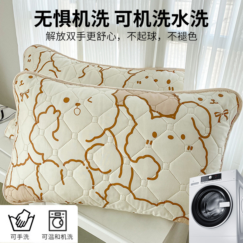 Un par de fundas de almohada impermeables, fundas de toalla de almohada de aceite de cabeza anti-saliva, fundas protectoras de almohada individuales, fundas de revestimiento de núcleo de almohada 48x74 2