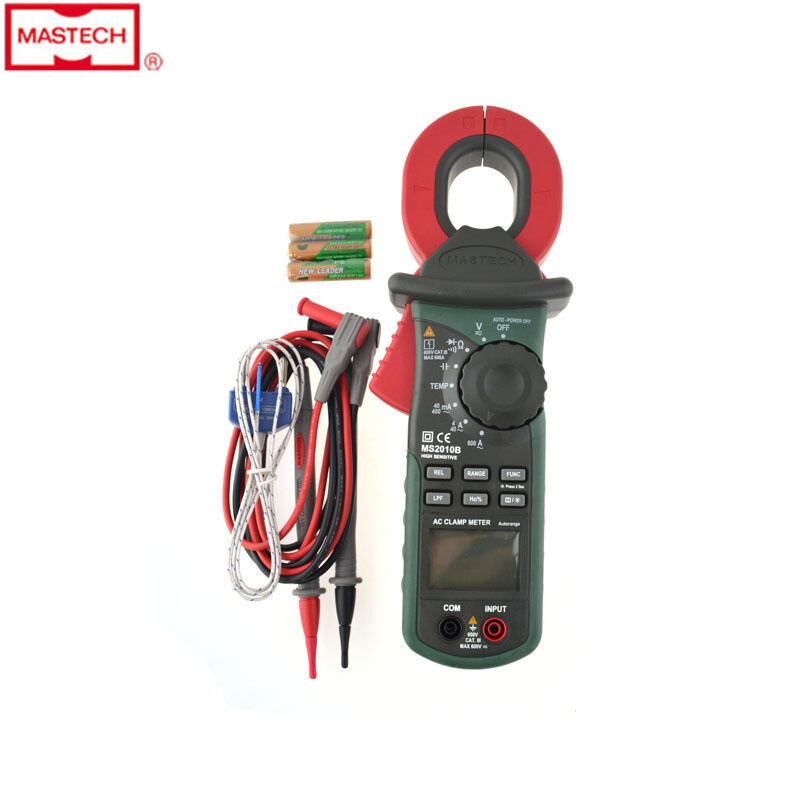 MASTECH华仪MS2010B高精度多功能数字漏电流仪钳型表可测电容