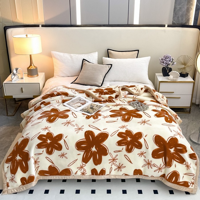 クラスA二重厚い毛布布団ラシェル超柔らかい天糸雲毛布冬保温カバー毛布卸売り