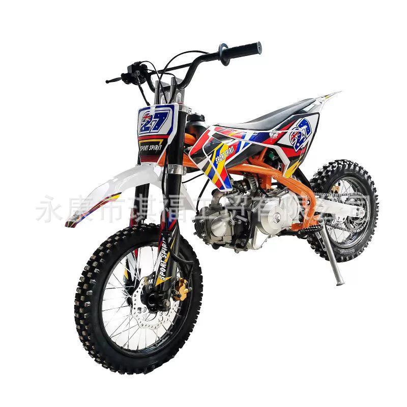 Детский внедорожный мотоцикл 110cc, двухколёсный бензиновый, экспорт с завода