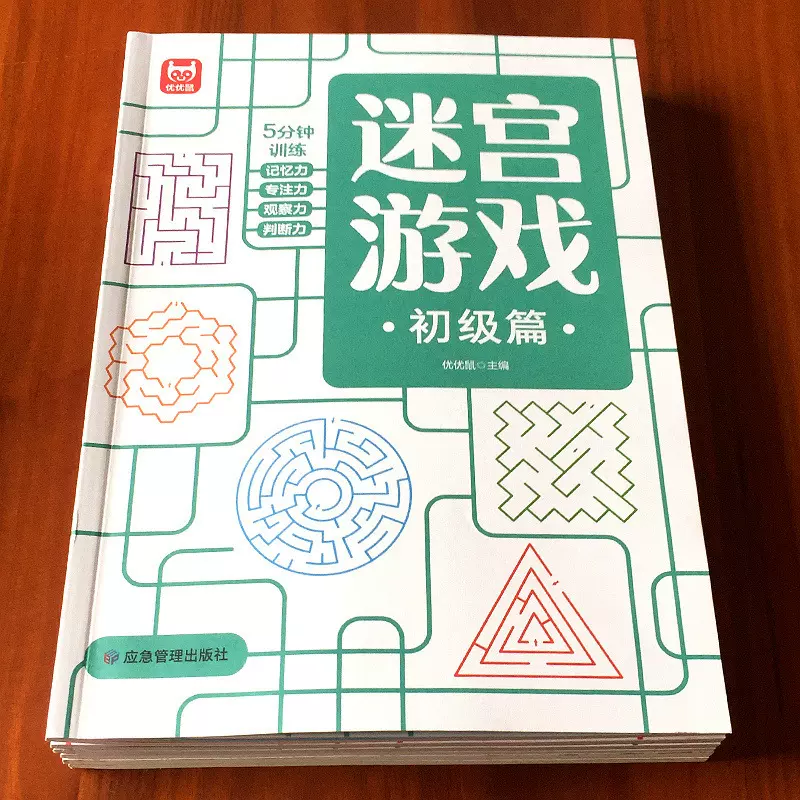 3-6岁儿童走迷宫训练专注力益智闯关玩具全脑思维智力开发游戏书
