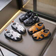 儿童凉鞋男童夏季包头防滑运动凉鞋宝宝鞋软底帅气外贸女童凉鞋潮