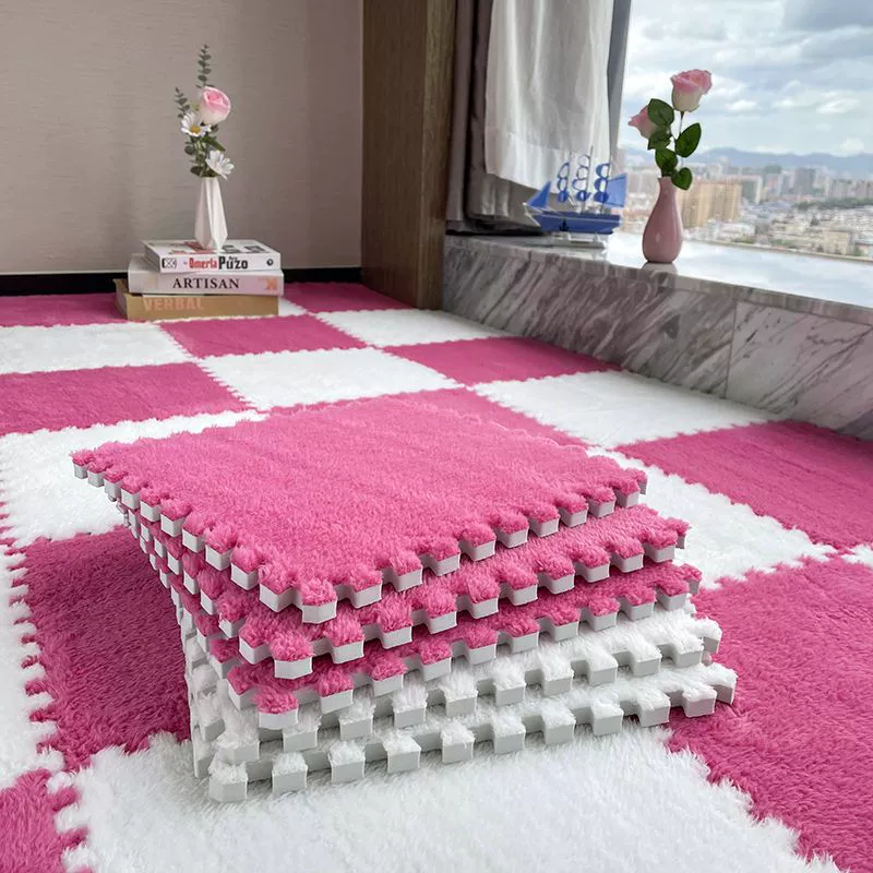 Модульные ковровые плитки 30×30×1,6 см, плитки с пазом, однотонные и многоцветные наборы