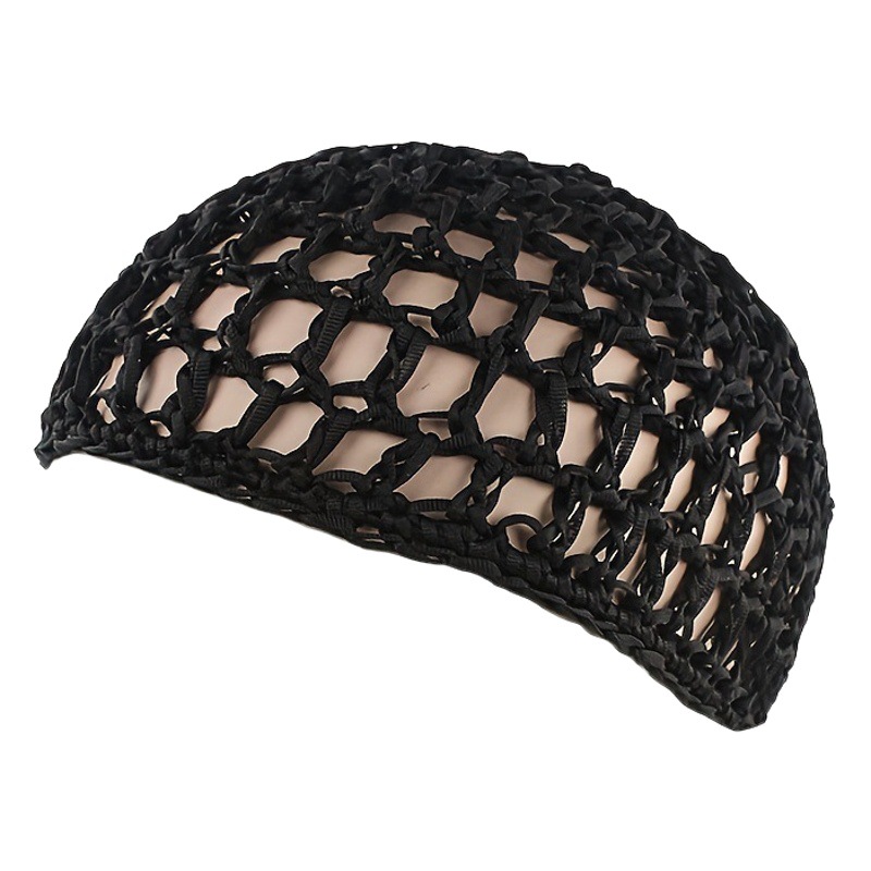 Cross-border hot sale thick thread woven mesh cap sleeping bag mesh bag handmade crochet bag hair hat hospital chemotherapy cap