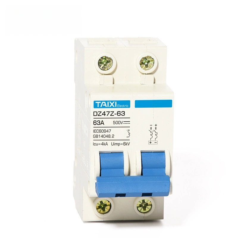 Taixi CCC высококачественная Wuji солнечная система 500VDC двухфазный USB-DC MCB переключатель маршрутизатор