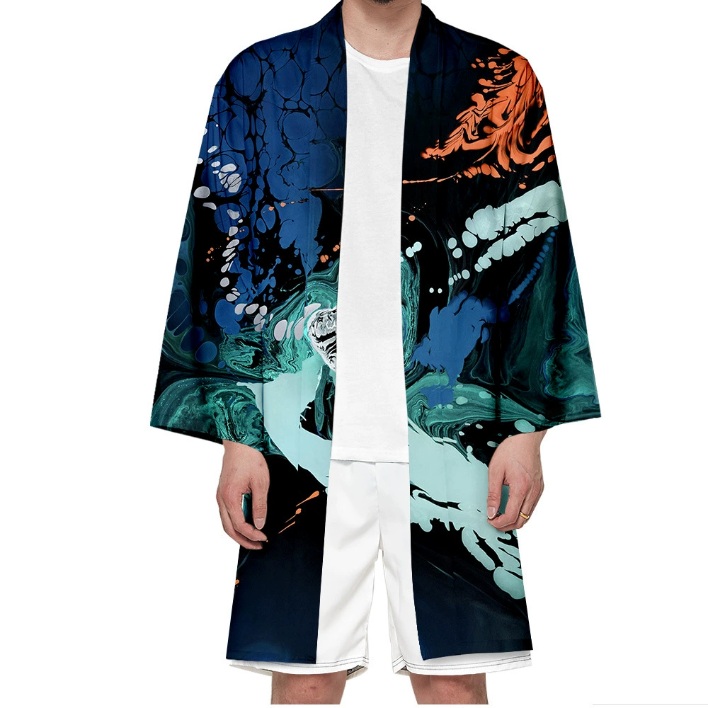 Thin long cardigan, trench coat, sun protection clothing, (Cross-border trading), 2022 collection, 3D