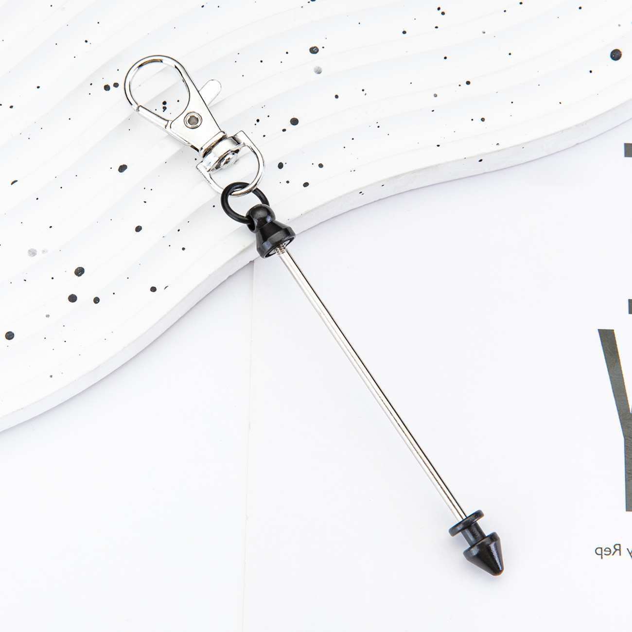 Spot diy beaded langosta botón evento conmemorativo regalo llavero bolso creativo colgante colgante llavero