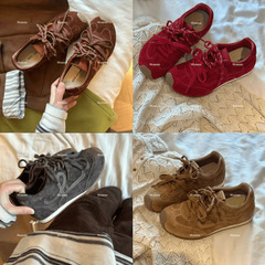 【soso】25ss｜秋日油画｜小罗4cm小个子内增高厚底百搭德训鞋女
