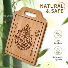 跨境竹制厨房砧板可手提水果蔬菜案板木质披萨牛排熟食盘