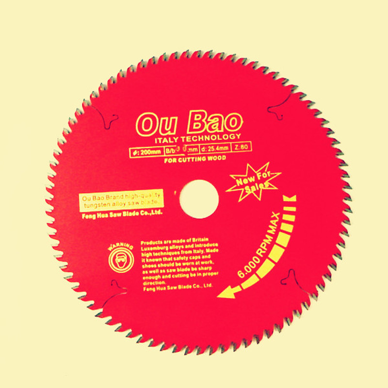 总代理 厂家意大利欧宝OUBAO木用硬质合金锯片圆4寸6寸110*40T齿