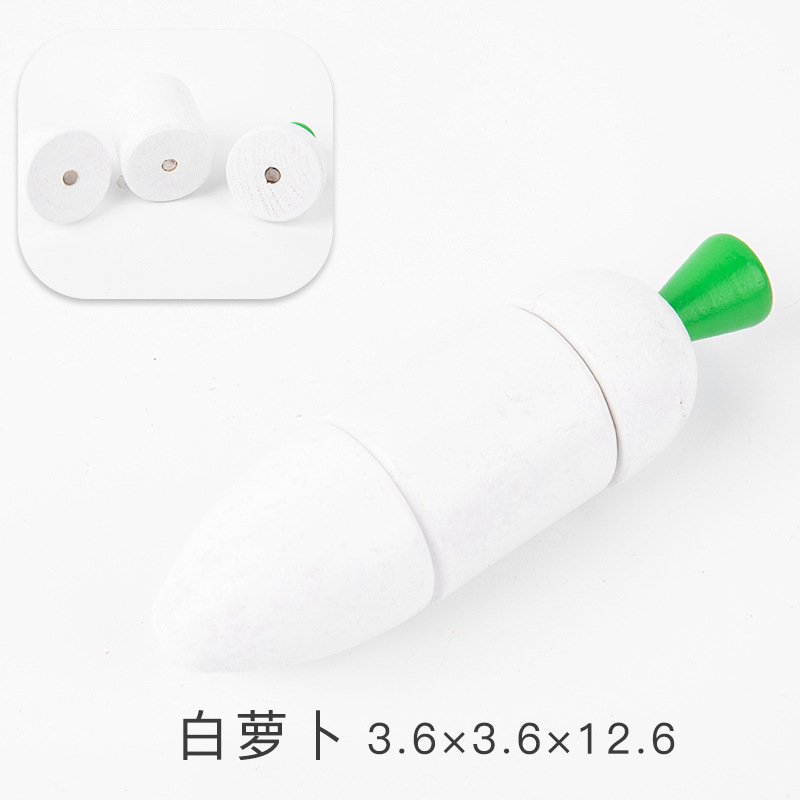 Los niños juegan casa cocina juguetes madera magnética verduras y frutas cortar madera frutas y verduras a granel traje al por mayor