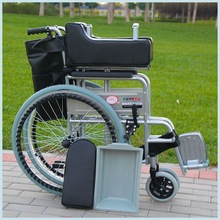 轮椅 手动轮椅折叠轻便带坐便器老人残疾瘫痪病人躺代步手推车