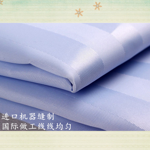 High-end, thickened polyester bath curtain with yin-yang stripes—waterproof, mold-resistant, and providing a non-transparent barrier for bathroom and toilet partition doors.