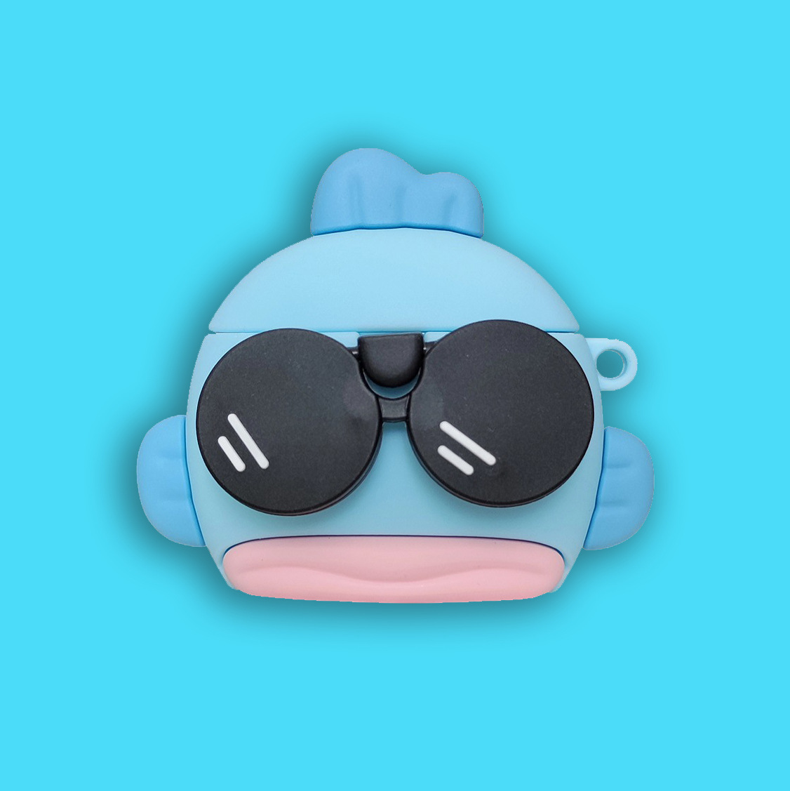 Airpods caso protector oso Apple Bluetooth auricular inalámbrico de dibujos animados lindo caja de silicona Shell aplicable