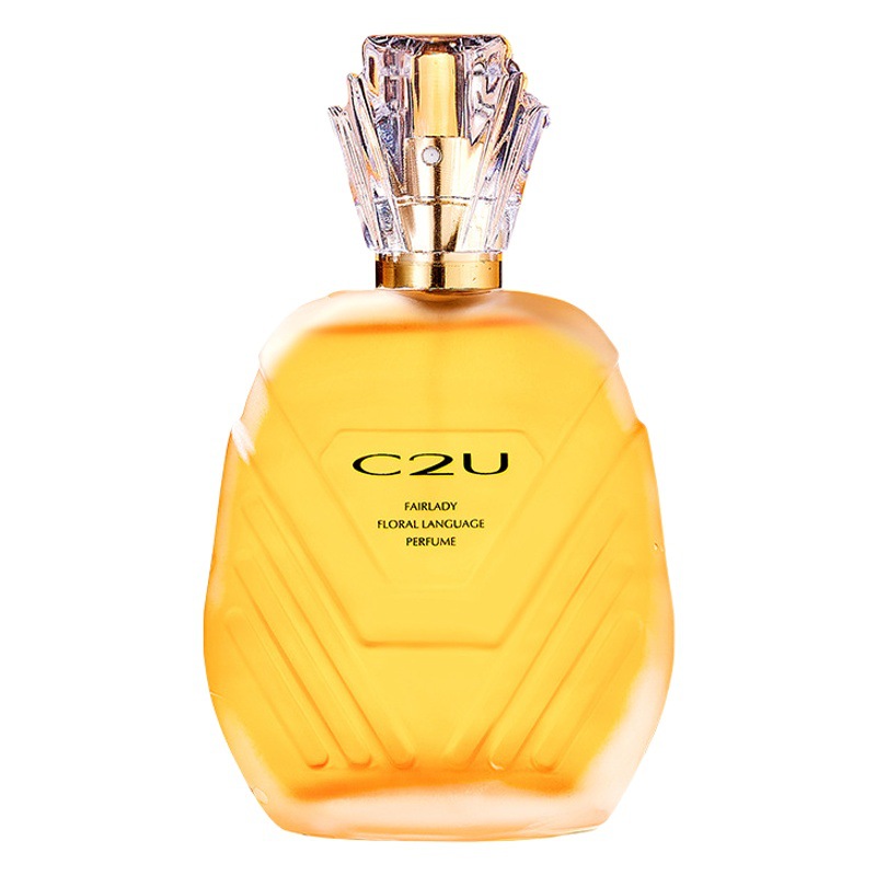 C2U Lady's Floral Language Perfume Natural Fresh Elegant Niche Chypre Fragrance Date Spray Women's Perfume Authentic