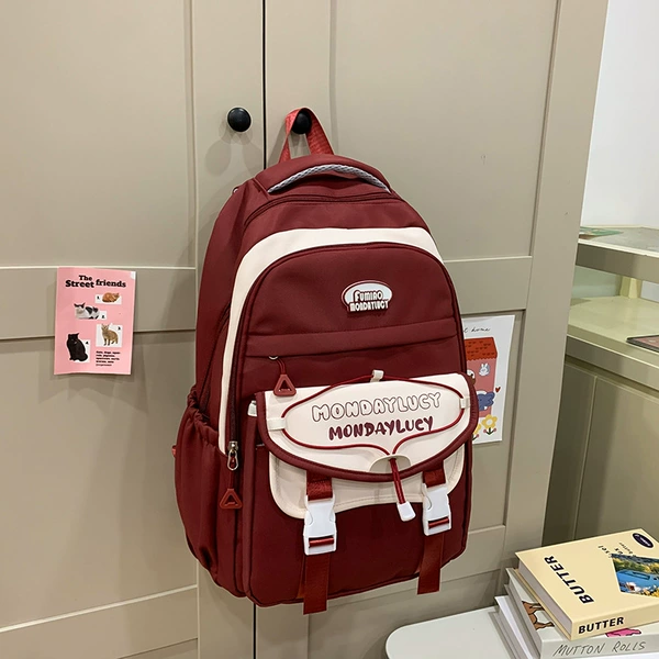 Red backpack