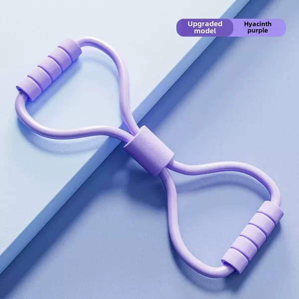 8-Shaped Resistance Band for Women, Back Stretching Fitness Resistance Rope, Elastic Band Exercise Equipment for Home Yoga Stretching and Back Stretching