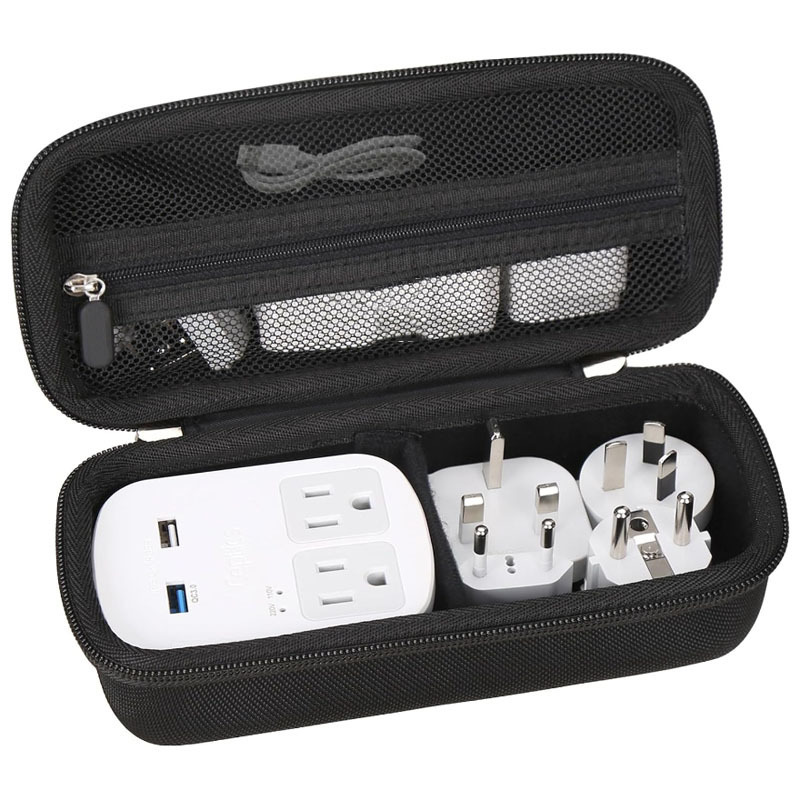 Suitable for Ceptics World Travel Adapter Kit Cosmetics Bag Eva World Adapter Socket Storage Box