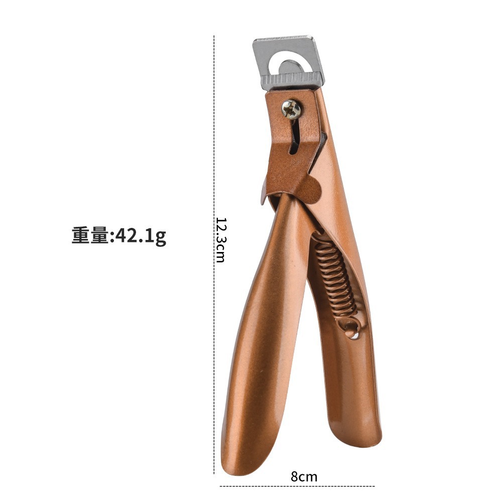 Selección estricta de manicura de acero inoxidable Corte Especial de una palabra DIY usar manicura en forma de u tienda de manicura al por mayor de la misma herramienta de poda