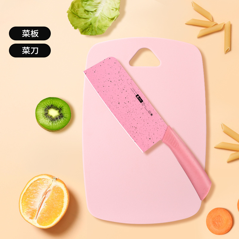 Tabla de corte de verduras casera regalos de cocina fruta tabla de corte de dopamina tres piezas de alimentos suplementarios para bebés tabla de corte plástico