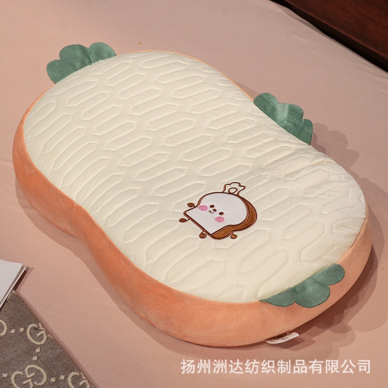 Almohada Lumbar de Espuma Viscoelástica y Seda de Hielo para Oficina