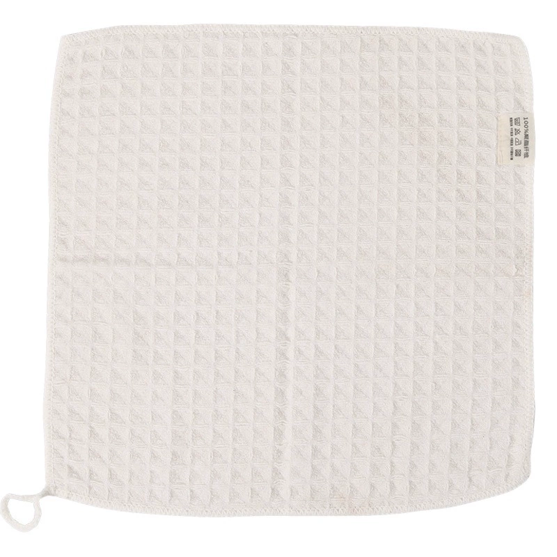 Барное полотенце впитывающее безворсное Кофеварка Чистящая салфетка вафельная со шнурком маленькое квадратное полотенце утолщенная волокном тряпка