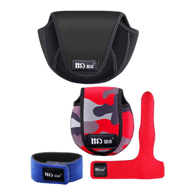 Luya Rod varilla de haz cubierta protectora con varilla vertical correa de almacenamiento varilla de haz con varilla de Velcro ligeramente de cierre Rod gota de agua bolsa de carrete de pesca