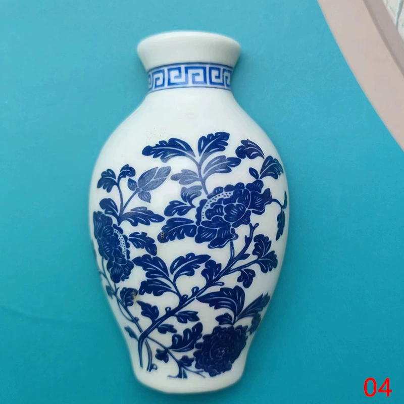 Керамическая магнитная магнитная холодильник (Даохэ), 4.5×8 см, китайский туристический сувенир, смешанные традиционные дизайны, упаковка 12