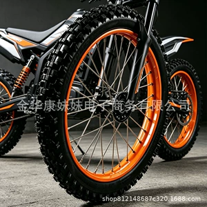 Off-road motosiklet narıncı ön təkər 70/100-17 disk, şin, kamera, yataq