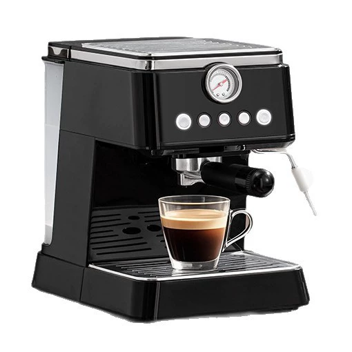 Automatic Espresso Coffee Machine, 20 bar, Touchscreen, Steam Milk Frother, Compact