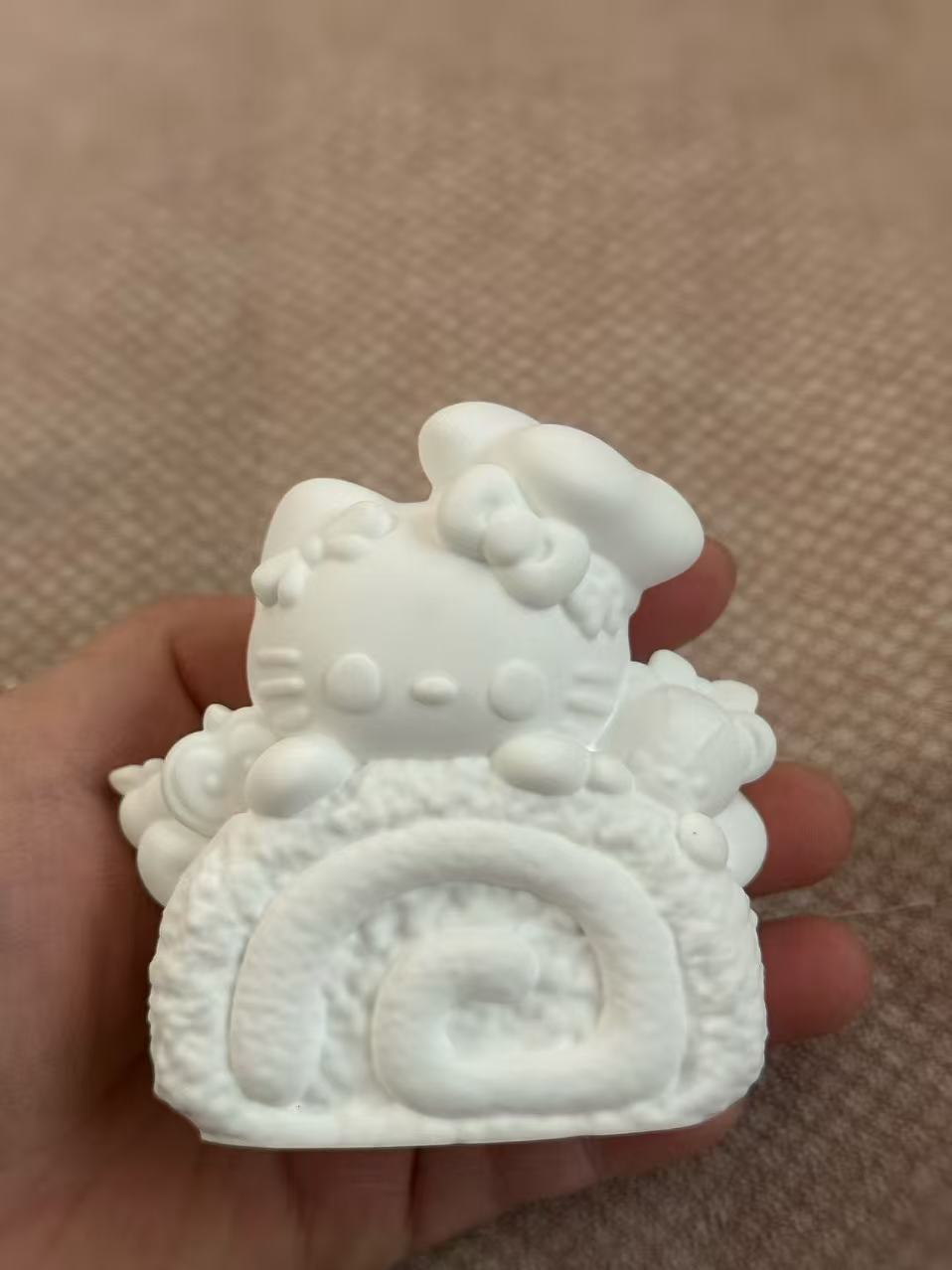 Frasco de Almacenamiento de Calabaza de Yeso en Blanco DIY para Pintar