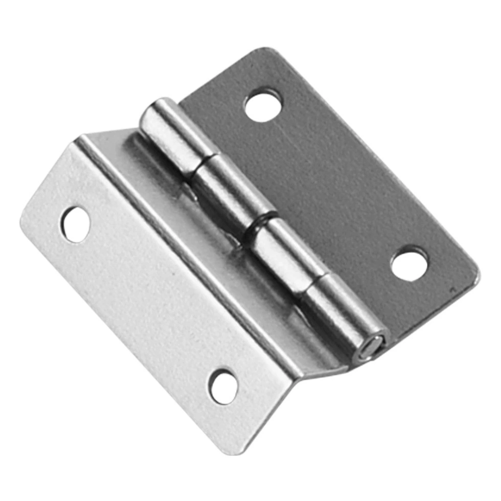 Шарнир Trifold Современный минималистичный маленький шарнирный шарнир Никелированное серебро Длина 24 мм Зажим 6 мм Пластина