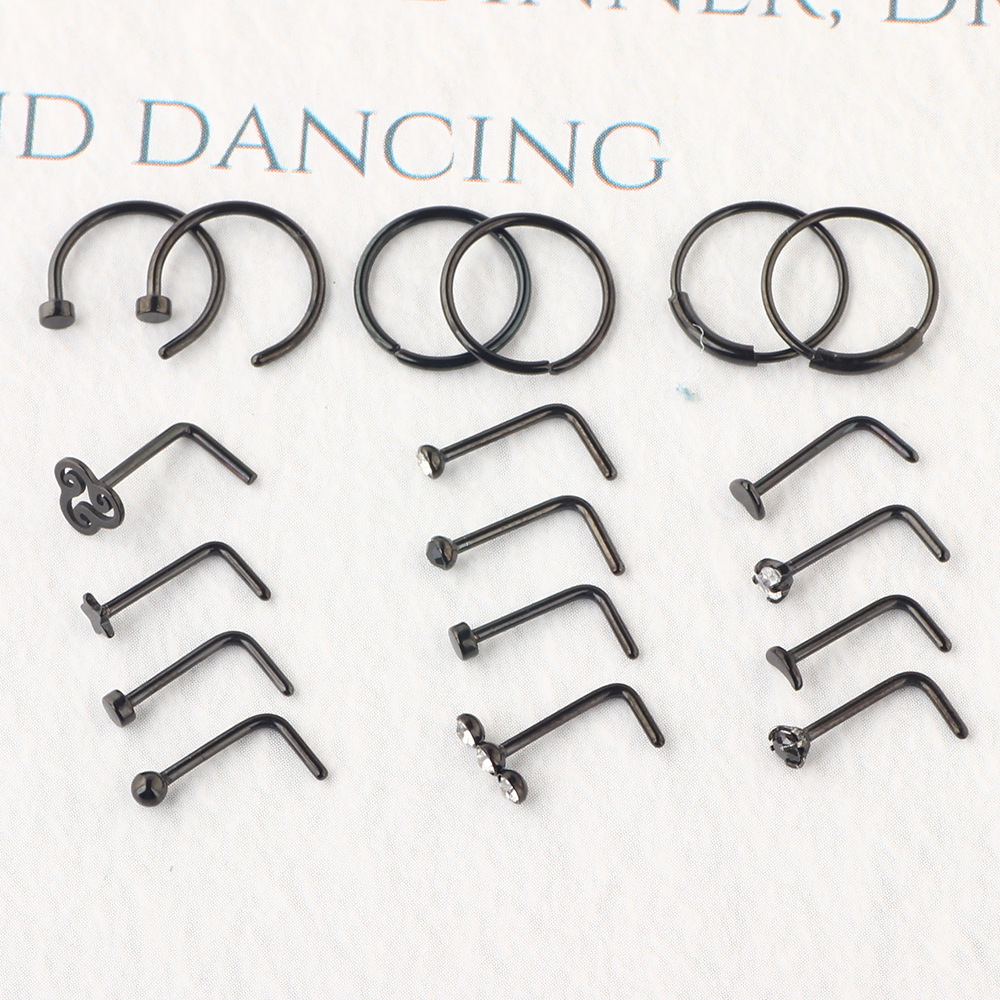 Labret piercing jewelry detail image