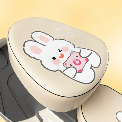 car seat cover summer waterproof, Electric car cushion - little-white-rabbit-front-seat-cushion